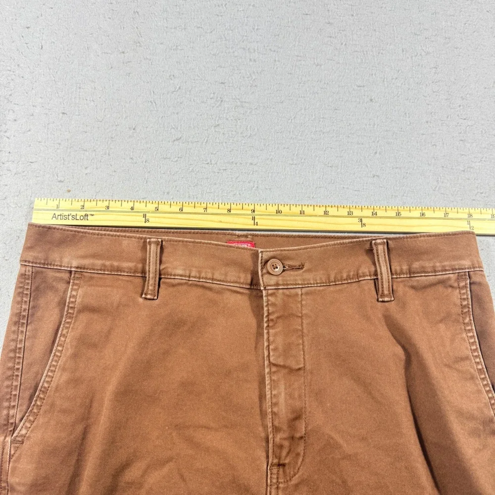 Levis XX Chino Standard Taper Brown Tobacco Pants 36x30 85226-0184